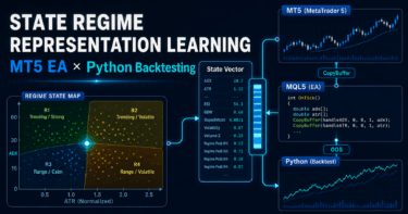 State Representation Learning vs. Regime Detection for MT5 EAs