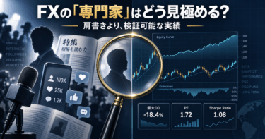 FXの「専門家」はどう見極める？肩書きやメディア掲載より確認したい客観的指標